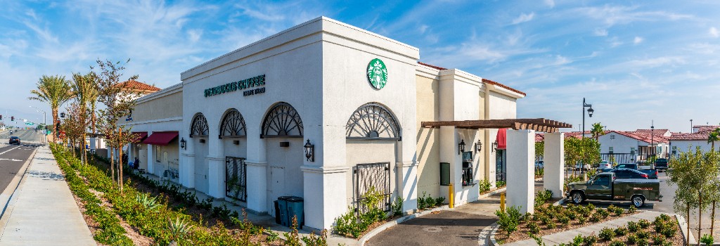 Retail property exterior